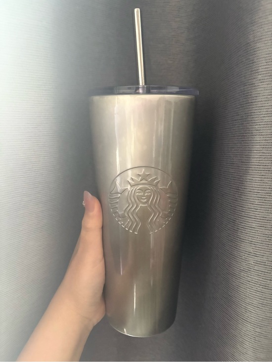 Starbucks Other - Starbucks Metallic Ombre Tumbler in Silver and Gold